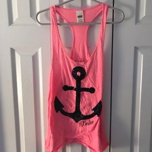 Victoria secret pink Razorback tank
